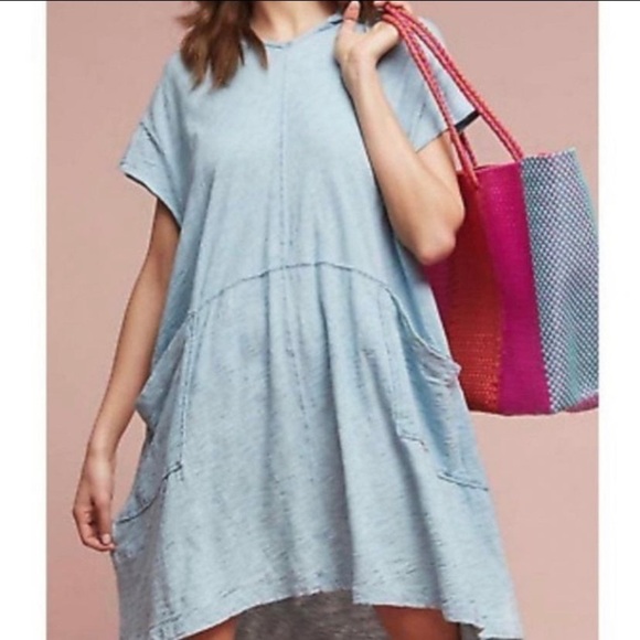 Anthropologie Saturday Sunday Anya hoodie dress/coverup S - Picture 2 of 4